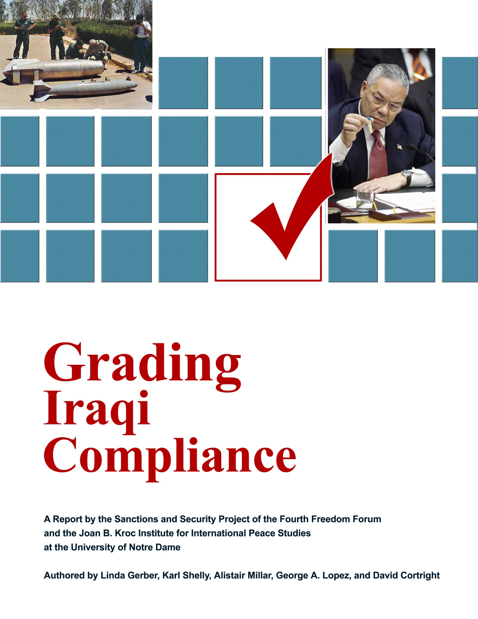 Grading Iraqi Compliance